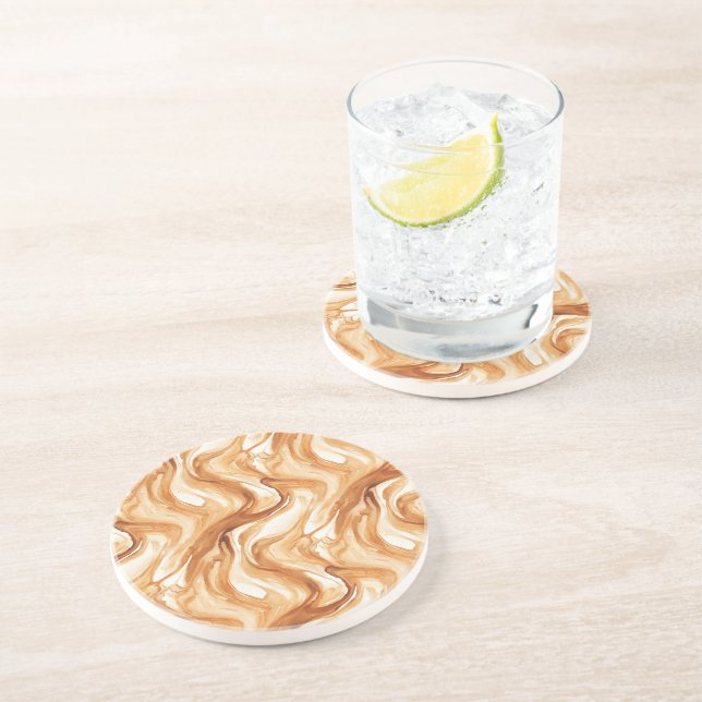 Posavasos Caramel Carmel Candy Swirls (Lado)