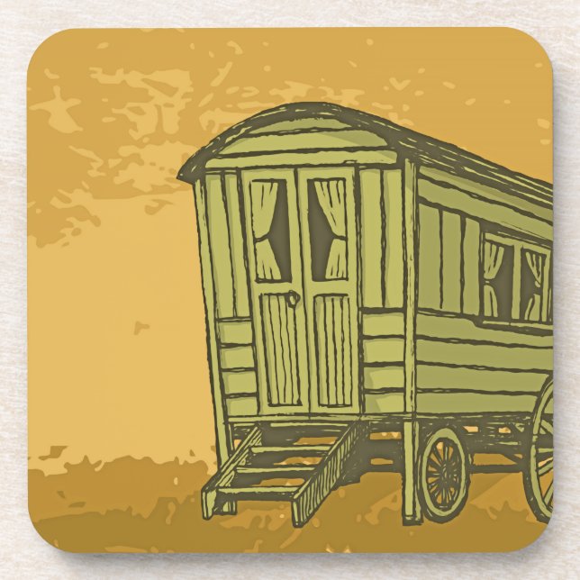 Posavasos Caravana gitana (Frente)