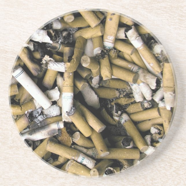Posavasos Cárbaras de cigarrillos (Frente)
