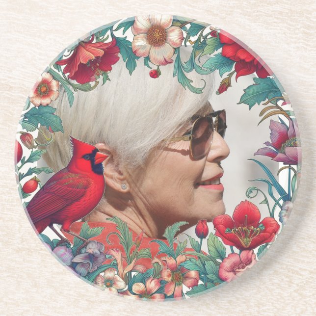 Posavasos Cardenal Rojo Memorial Keepsake FOTO (Frente)