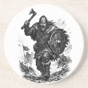 Posavasos Carga de Guerrero Vikingo - Batalla de Tinta