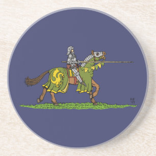 Posavasos Cargando Knight medieval