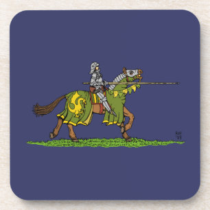 Posavasos Cargando Knight medieval