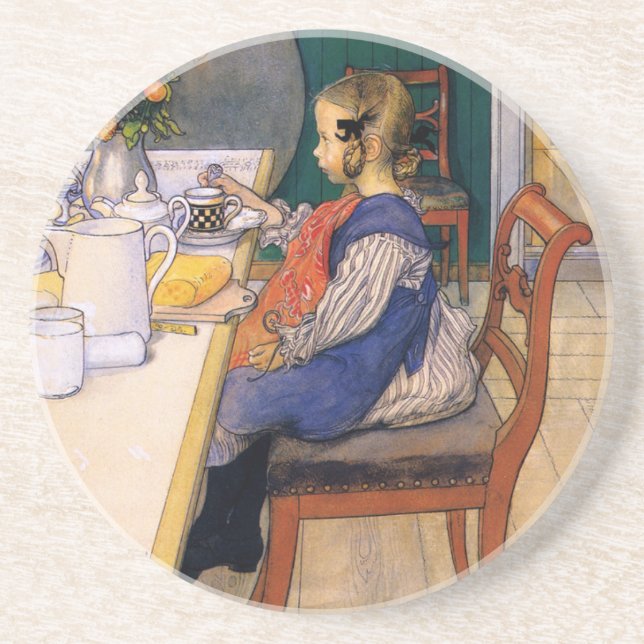 Posavasos Carl Larsson Desayuno Miserable de los Remontes (Frente)