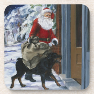 Posavasos Carl que ayuda a Papá Noel de <Carl's Christmas>