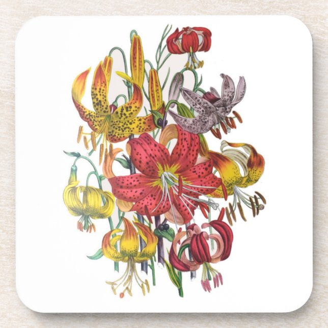 Posavasos Carnaval de flores (Frente)