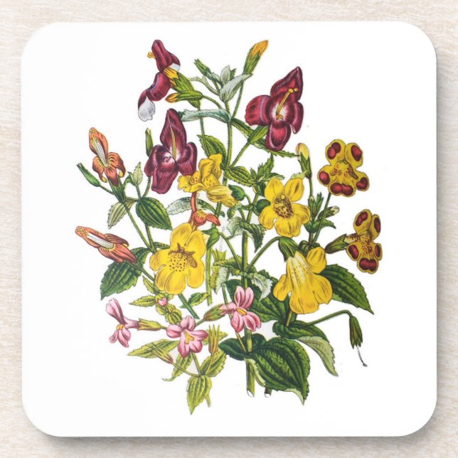 Posavasos Carnaval de flores (Frente)