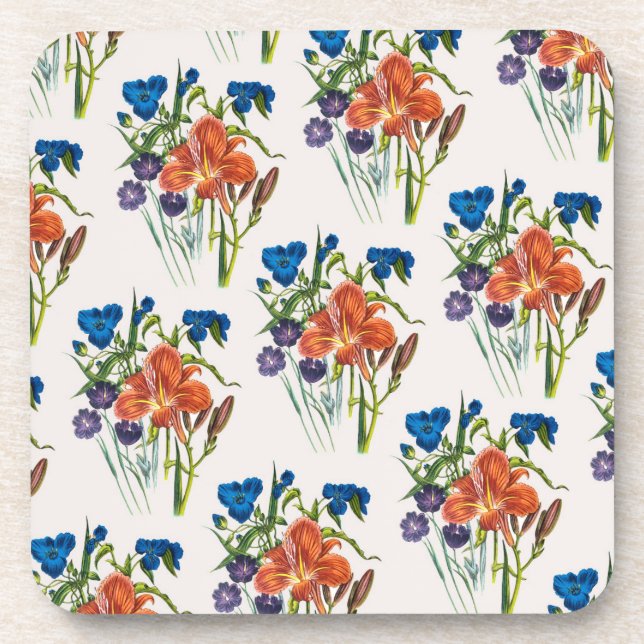 Posavasos Carnaval de flores (Frente)