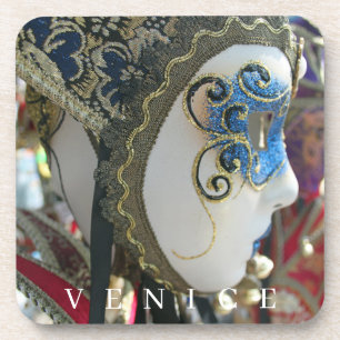 Posavasos Carnaval de Venecia enmascarar a las brasas más ce