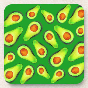 Posavasos Carne de aguacate verde