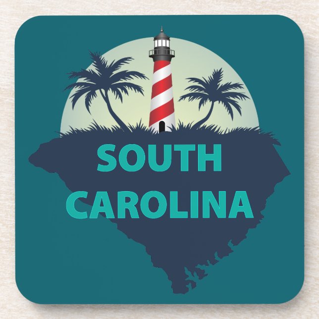 Posavasos Carolina del Sur, Estados Unidos de América (Frente)