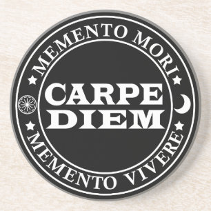 Posavasos Carpe diem Toma el día Mmenro mori