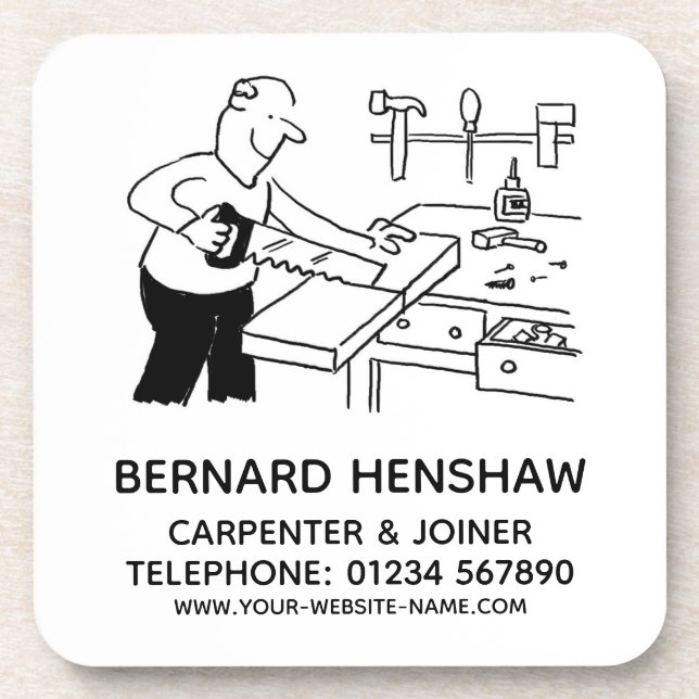 Posavasos Carpenter & Joiner Bebida (Frente)