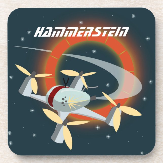 Posavasos Carreras de drones (Frente)