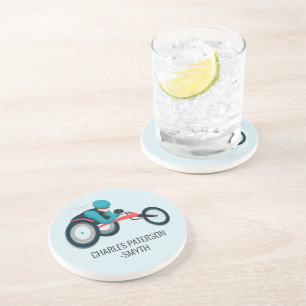 Posavasos Carreras en silla de ruedas