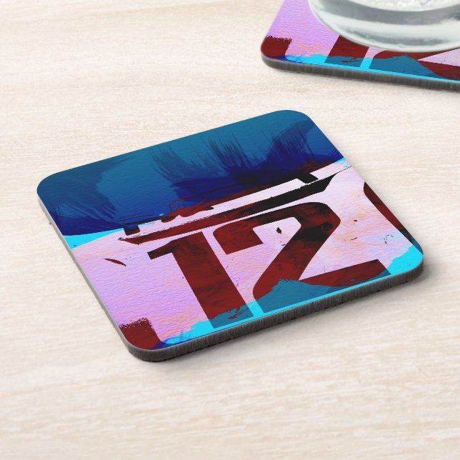 Posavasos Carreras número 12 (Lado Izquierdo)