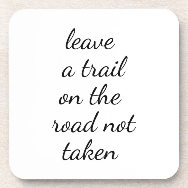 Posavasos Carretera No Tomada Durísima Monstruo Plástico (Frente)