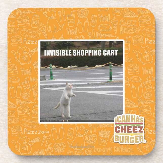 POSAVASOS CARRO DE LA COMPRA INVISIBLE (Frente)