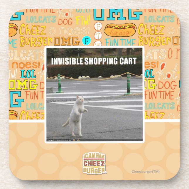 POSAVASOS CARRO DE LA COMPRA INVISIBLE (Frente)