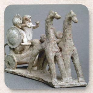 Posavasos Carro y caballos, de la tumba de princesa Nefe