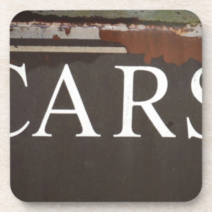 Posavasos CARS Camión de remolque Rótulo de coches de época