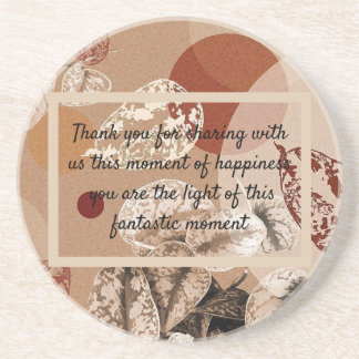 Posavasos carta de remercîment