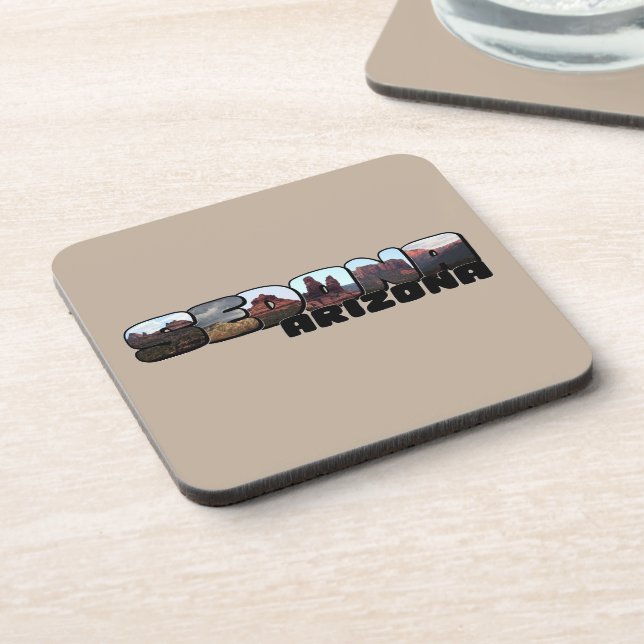 Posavasos Carta grande de Sedona Arizona - Vista de montaña (Lado Izquierdo)