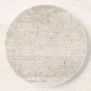 Posavasos Carta Magna de las Libertades de 1215