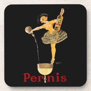 Posavasos Cartel de publicidad de vino Pernis de Leonetto Ca