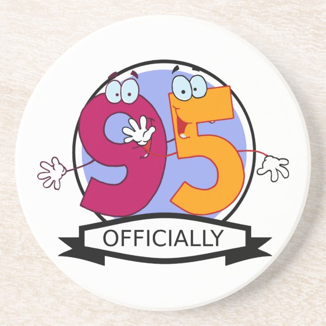Posavasos Cartel oficial de cumpleaños 95 (Frente)