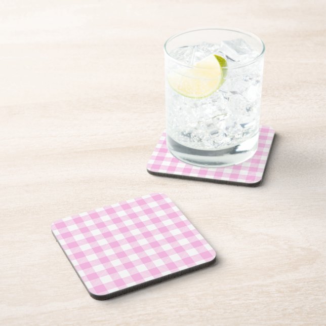 Posavasos Casa de Campo Cuadro Rosa  (Lado Derecho)