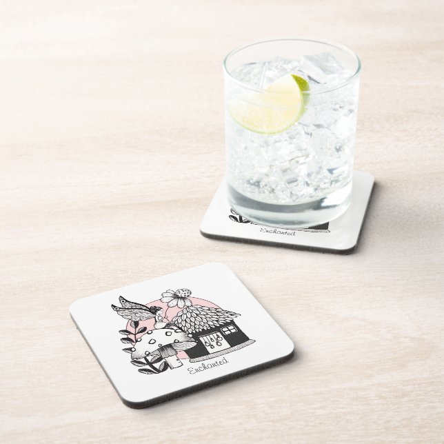 Posavasos Casa De Hadas Y De Hadas Encantadas (Lado Derecho)