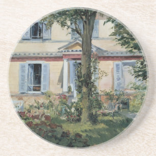 Posavasos Casa en Rueil por Edouard Manet, Bella Artes de Vi