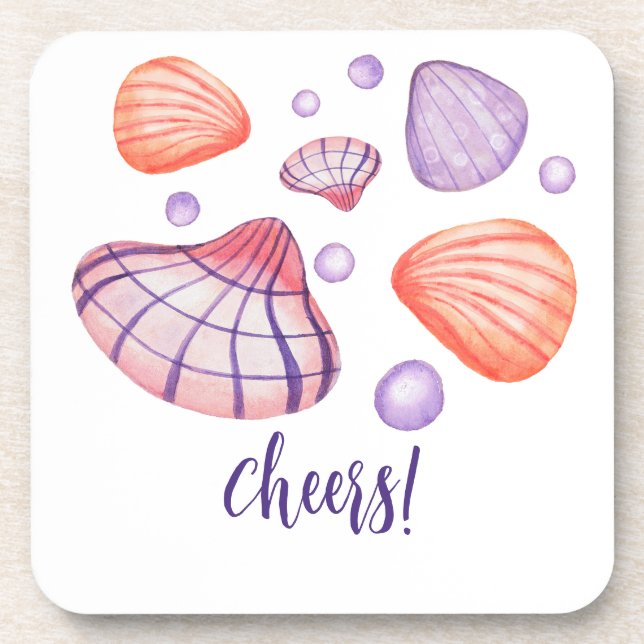 Posavasos Casas de agua Castillos Duros Ataques Plásticos (Frente)