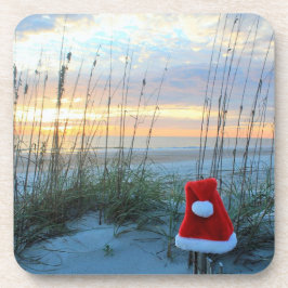 Posavasos Casas de playa de vacaciones con un conjunto de 6