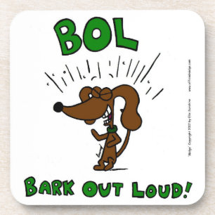 Posavasos Casas de poda "BOL: BARK OUT LOUD" - Conjunto de 6