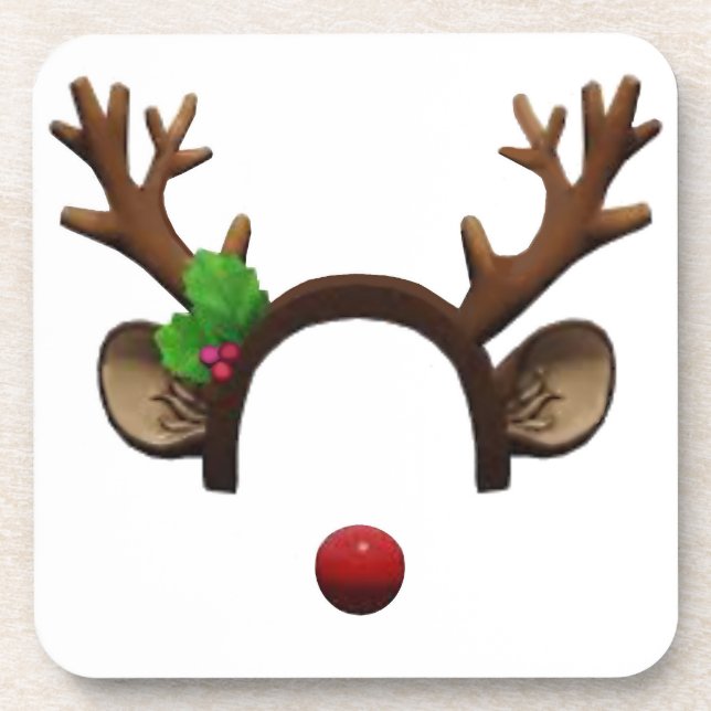 Posavasos Casas de Rudolph, conjunto de seis (Frente)