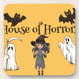 Posavasos Casas de terror de Halloween