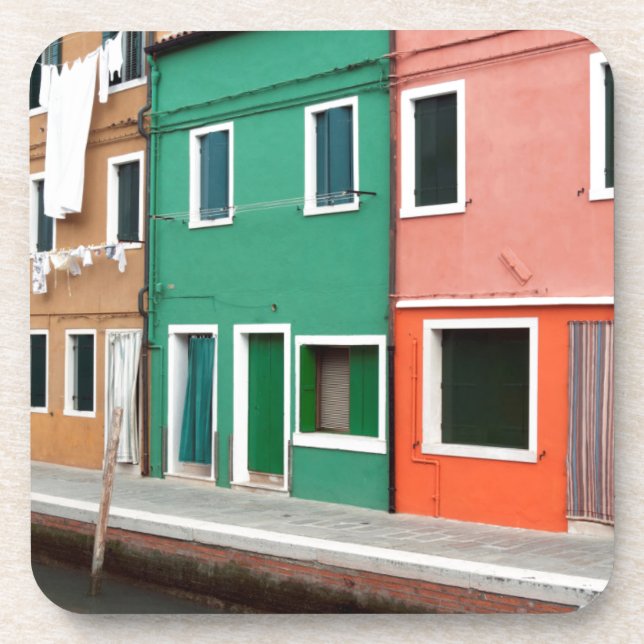 Posavasos Casas en el frente del mar (Frente)