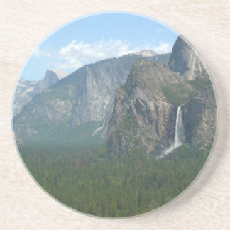 Posavasos Cascada Bridalveil y Half Dome en Yosemite