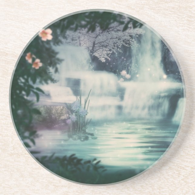 Posavasos Cascada de cascada de Fantasía (Frente)
