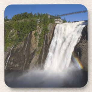 Posavasos Cascada de Montmorency cerca de Quebec.