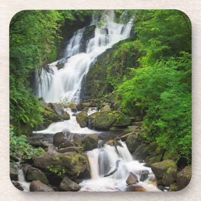 Posavasos cascada Torc pintoresca, Irlanda (Frente)