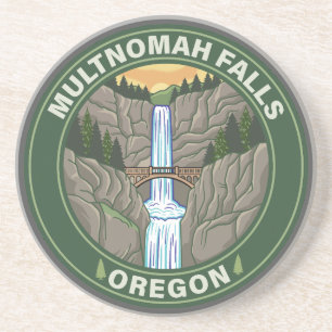 Posavasos Cascadas Multnomah Oregon