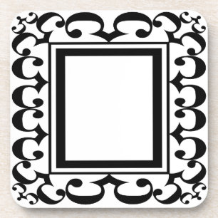 Posavasos Cáscaras blancas y negras