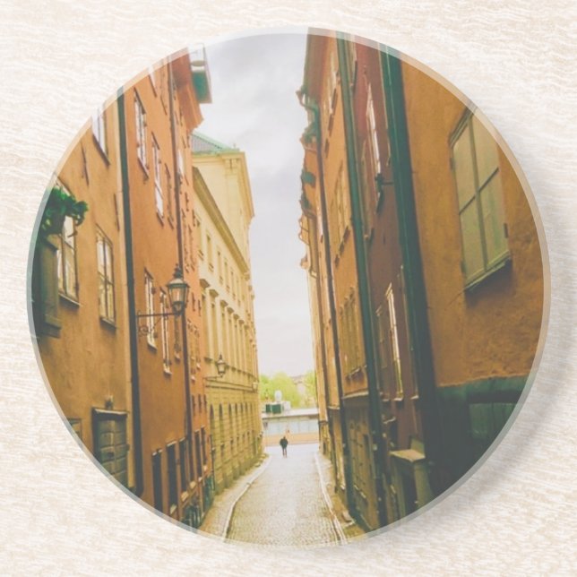 Posavasos Casco antiguo histórico, Gamla Stan, Estocolmo, Su (Frente)
