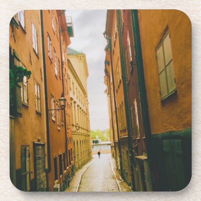 Posavasos Casco antiguo histórico, Gamla Stan, Estocolmo, Su (Frente)