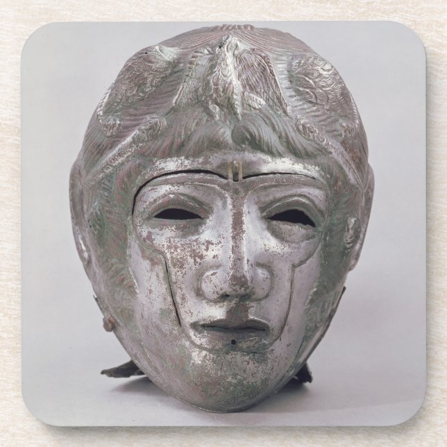Posavasos Casco con la decoración de Eagle, romana (plata) (Frente)