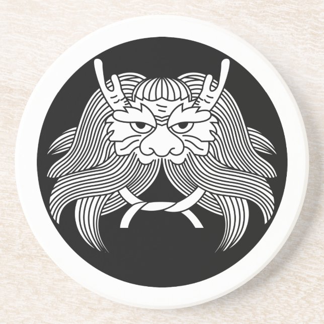 Posavasos Casco de demonio (Frente)