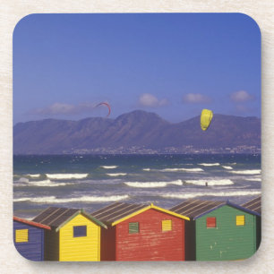 Posavasos Casetas de baño de la Bahía de St. James, cerca de